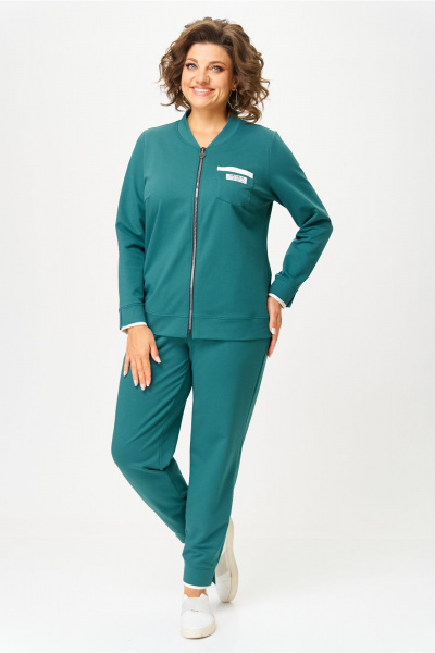 Брюки, бомбер Bonna Image 889-1/6 бирюзовый - фото 13