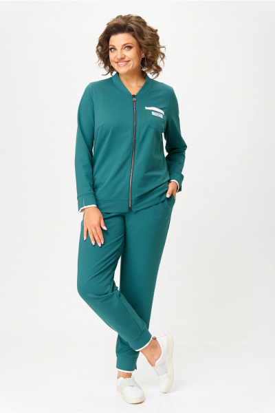 Брюки, бомбер Bonna Image 889-1/6 бирюзовый - фото 11