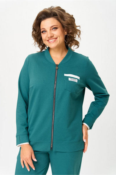 Брюки, бомбер Bonna Image 889-1/6 бирюзовый - фото 6