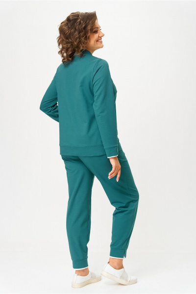 Брюки, бомбер Bonna Image 889-1/6 бирюзовый - фото 4