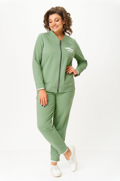 Брюки, бомбер Bonna Image 889-1/9 светло-зеленый - фото 16
