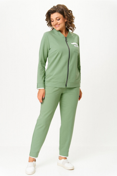 Брюки, бомбер Bonna Image 889-1/9 светло-зеленый - фото 13