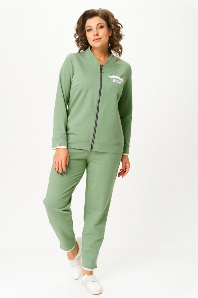 Брюки, бомбер Bonna Image 889-1/9 светло-зеленый - фото 12