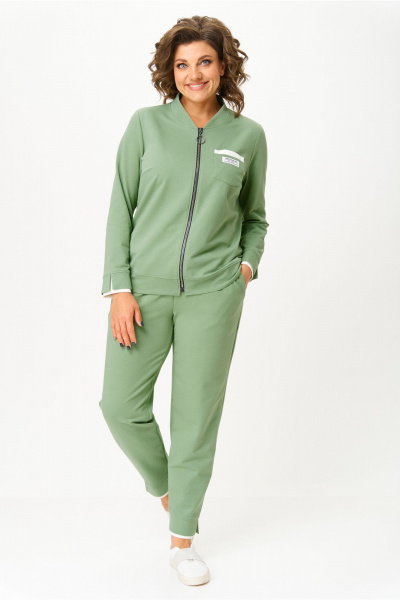 Брюки, бомбер Bonna Image 889-1/9 светло-зеленый - фото 10