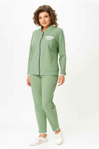 Брюки, бомбер Bonna Image 889-1/9 светло-зеленый - фото 5