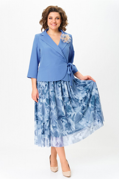 Платье Bonna Image 922/8 голубой - фото 9
