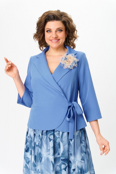 Платье Bonna Image 922/8 голубой - фото 4