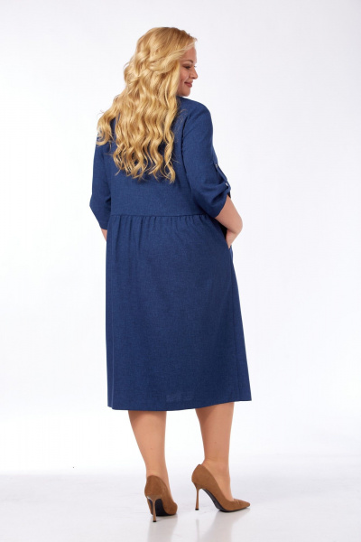 Платье СиБон 0302 синий - фото 3