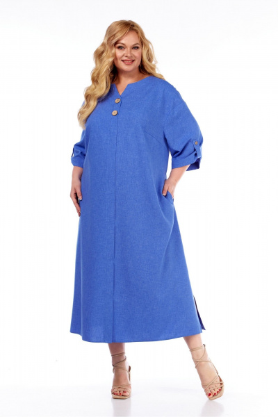 Платье СиБон 0360 василек - фото 1