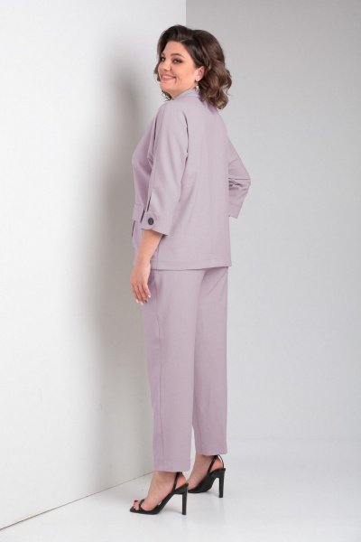 Брюки, жакет, пояс LadisLine 1568 вереск - фото 3