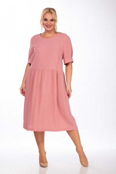 Платье СиБон 0270 розовый - фото 2
