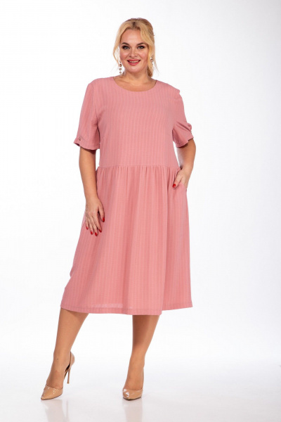 Платье СиБон 0270 розовый - фото 1