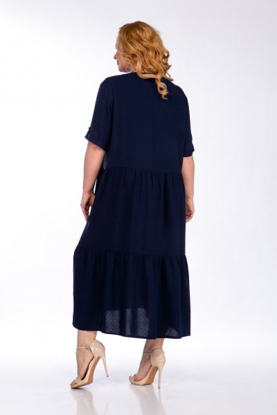 Платье СиБон 0272 синий - фото 3