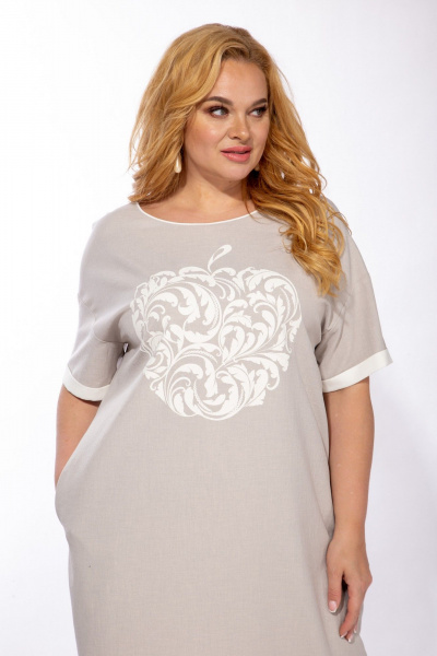 Платье СиБон 0280 светлый - фото 3