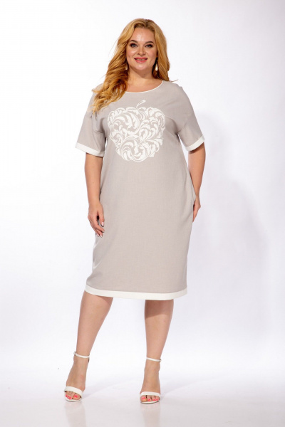 Платье СиБон 0280 светлый - фото 1