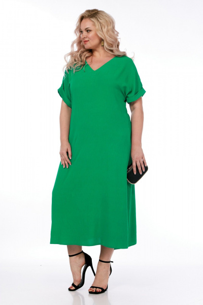 Платье СиБон 0308 зеленый - фото 2