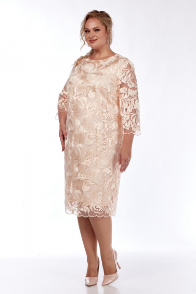 Платье СиБон 0331 пудра - фото 2