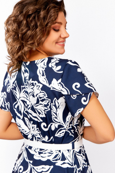 Платье Swallow 858 глубинный_синий - фото 10