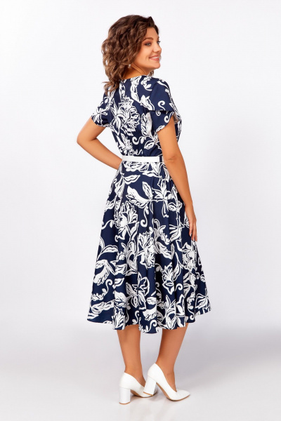 Платье Swallow 858 глубинный_синий - фото 9