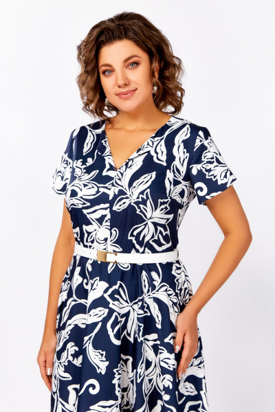 Платье Swallow 858 глубинный_синий - фото 6