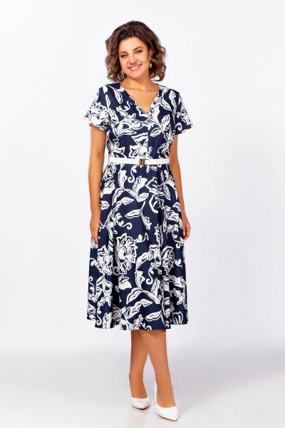 Платье Swallow 858 глубинный_синий - фото 2