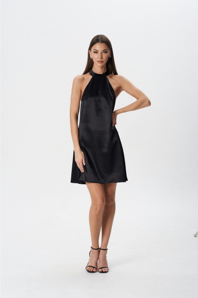Платье Lady Line 1583-1 черный - фото 3