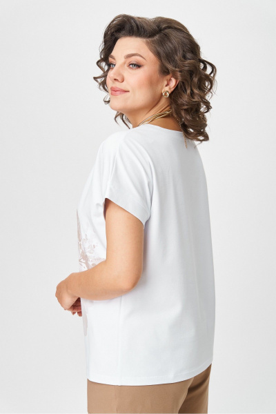 Джемпер Rumoda 2259 капучино_белый - фото 10