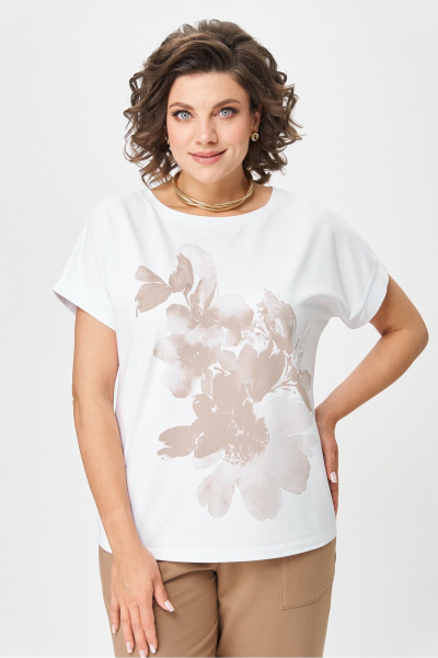 Джемпер Rumoda 2259 капучино_белый - фото 8