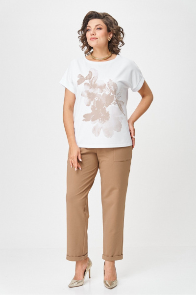 Джемпер Rumoda 2259 капучино_белый - фото 7