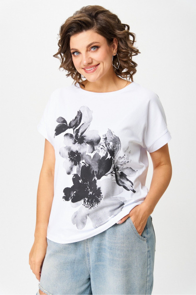 Джемпер Rumoda 2259 черный_белый - фото 5