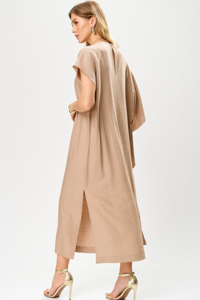 Платье Laikony L-523 беж - фото 5