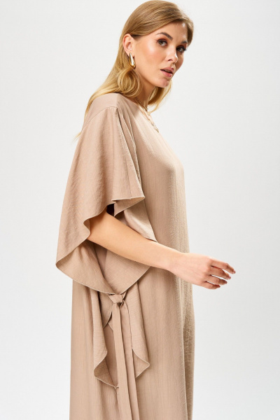 Платье Laikony L-523 беж - фото 4