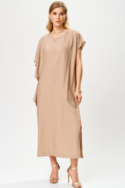 Платье Laikony L-523 беж - фото 3