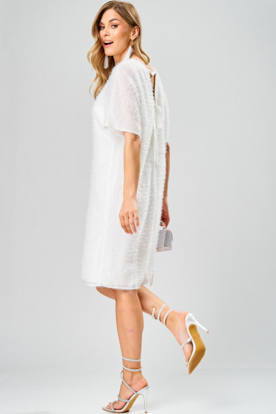 Платье Laikony L-592 белый - фото 3