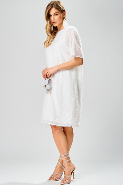 Платье Laikony L-592 белый - фото 2