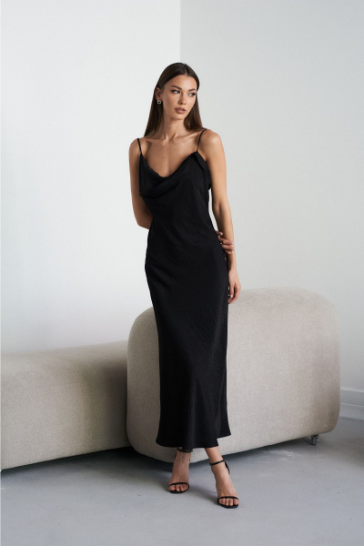 Платье Lady Line 1585 черный - фото 5