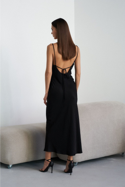 Платье Lady Line 1585 черный - фото 4