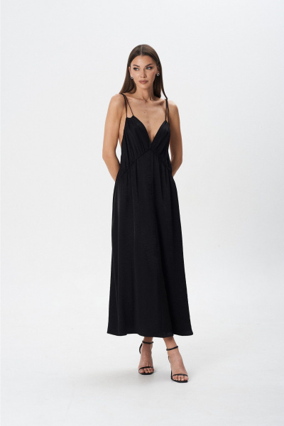 Платье Lady Line 1586 черный - фото 7