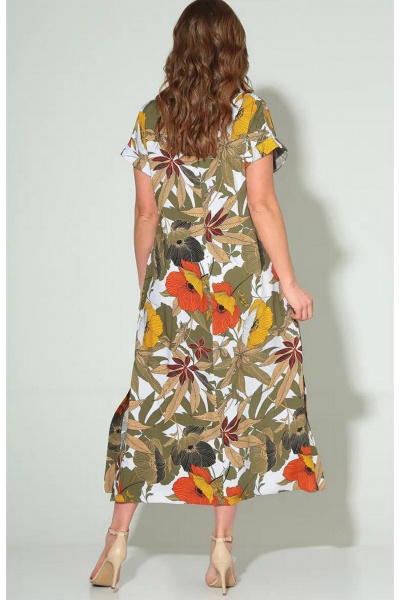 Платье TVIN 7533 мак - фото 5