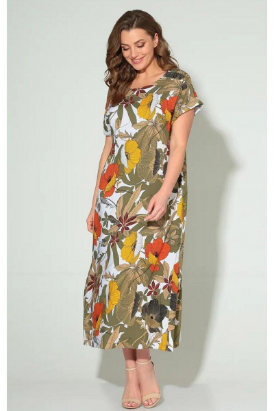 Платье TVIN 7533 мак - фото 2