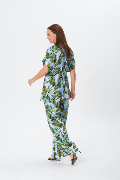 Блуза, брюки TVIN 7854 голубой - фото 6