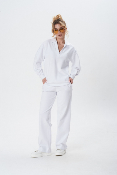 Брюки, джемпер Lady Line 1599 белый - фото 1