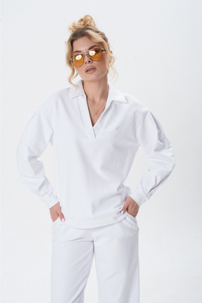 Брюки, джемпер Lady Line 1599 белый - фото 3