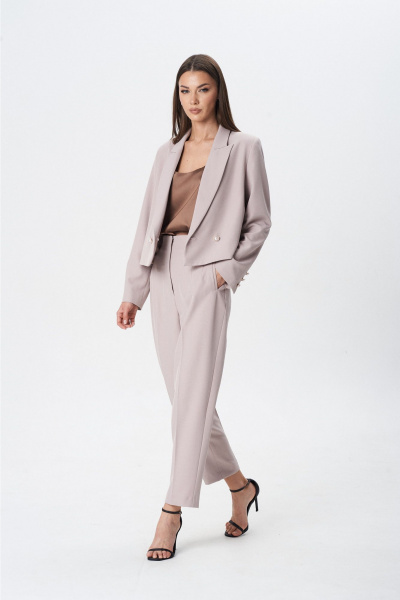Брюки, жакет Lady Line 1593 розовый - фото 6
