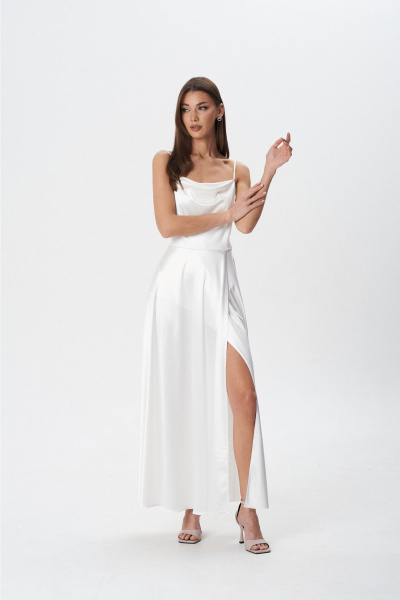 Платье Lady Line 1587 молочный - фото 11