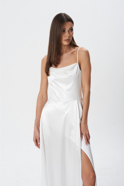 Платье Lady Line 1587 молочный - фото 3