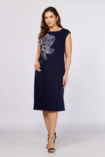 Платье MALI 425-065 синий - фото 1