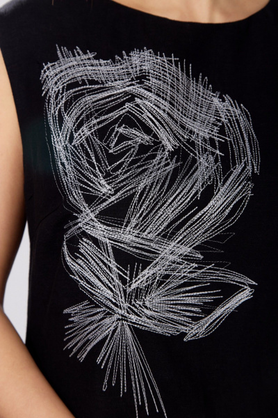 Платье MALI 425-065 черный - фото 11