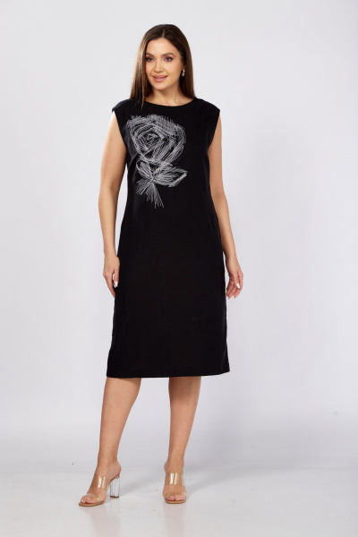 Платье MALI 425-065 черный - фото 9