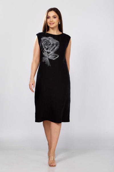 Платье MALI 425-065 черный - фото 5